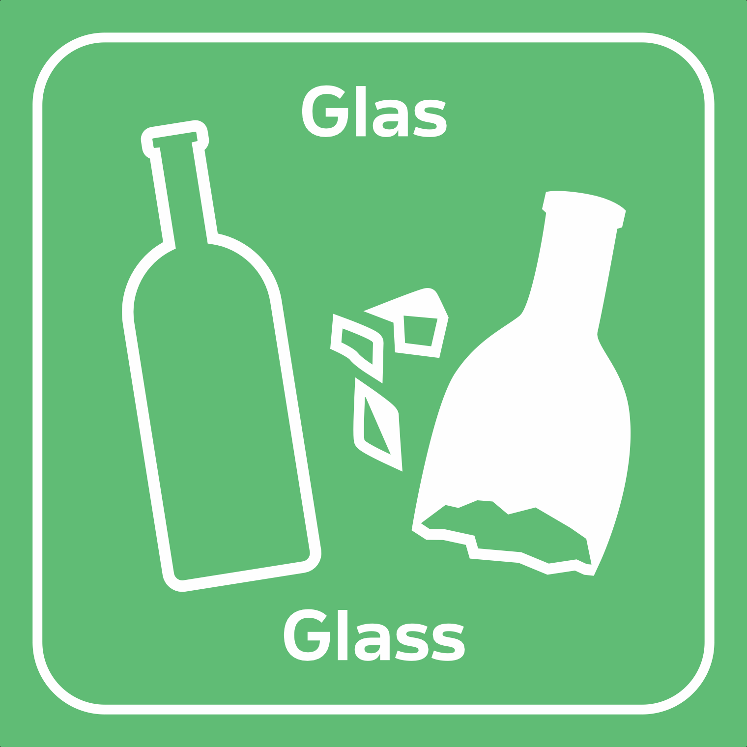 Piktogramm Glas